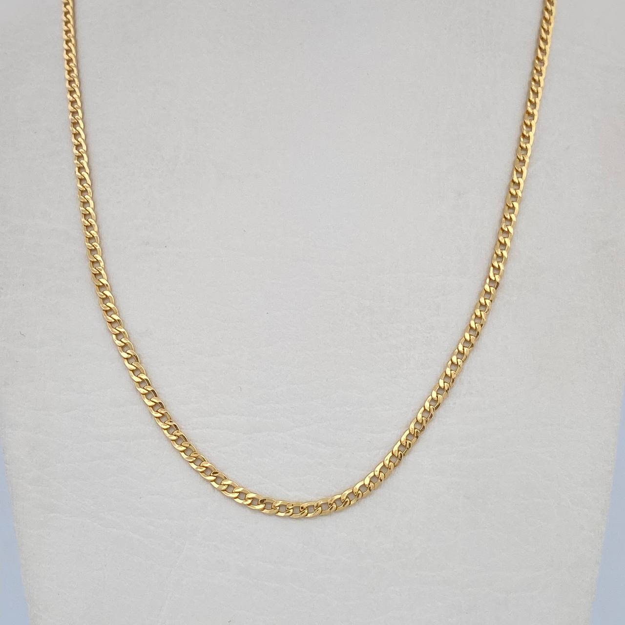 Cuban Links 4.05gr / 60.4cm / 2.1mm Yellow Gold +0 18K $