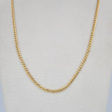 Cuban Links 4.05gr / 60.4cm / 2.1mm Yellow Gold +0 18K $
