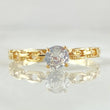 Anillo Solitario Cubano 1.4gr / T7 1/4 / Oro Amarillo 18K