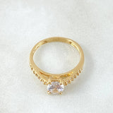 Solitaire Churumbela Ring 2.45gr / Size 6 / 18K Yellow Gold