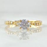 Solitaire Churumbela Ring 1.95gr / Size 9 / 18K Yellow Gold