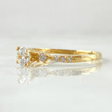 Solitaire Churumbela Ring 1.95gr / Size 9 / 18K Yellow Gold