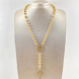 Cross Rosary Miraculous Cross 28.1gr / 23.6in / 18K Gold ©