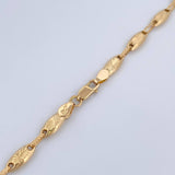 Rustic Chain Link 12.6gr / 22.3in / 18K Gold $