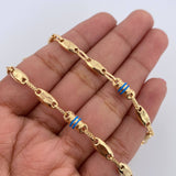 Rustic Chain Link 12.6gr / 22.3in / 18K Gold $