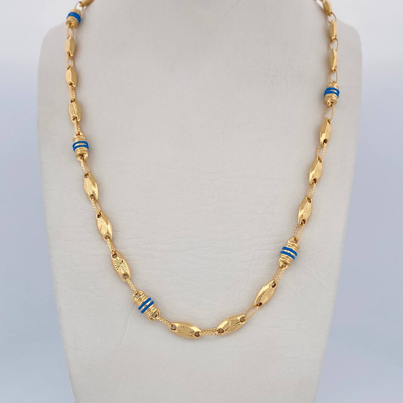 Rustic Chain Link 12.6gr / 22.3in / 18K Gold $