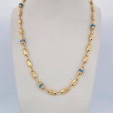 Rustic Chain Link 12.6gr / 22.3in / 18K Gold $