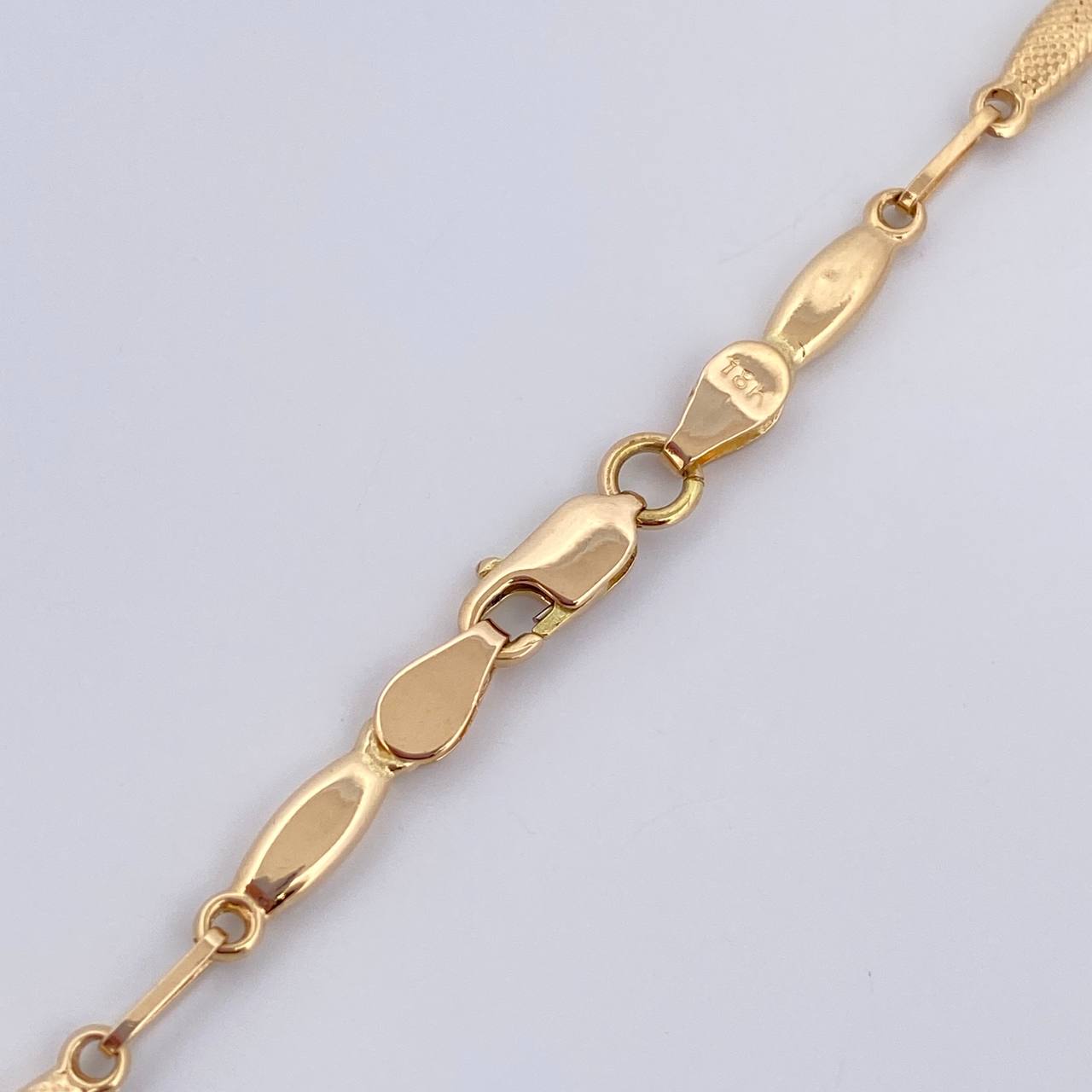 Bud Chain 8.1gr / 22.0in / 18K Gold $