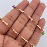 Hourglass Chain 8.15gr / 22.1in / 18K Gold +$