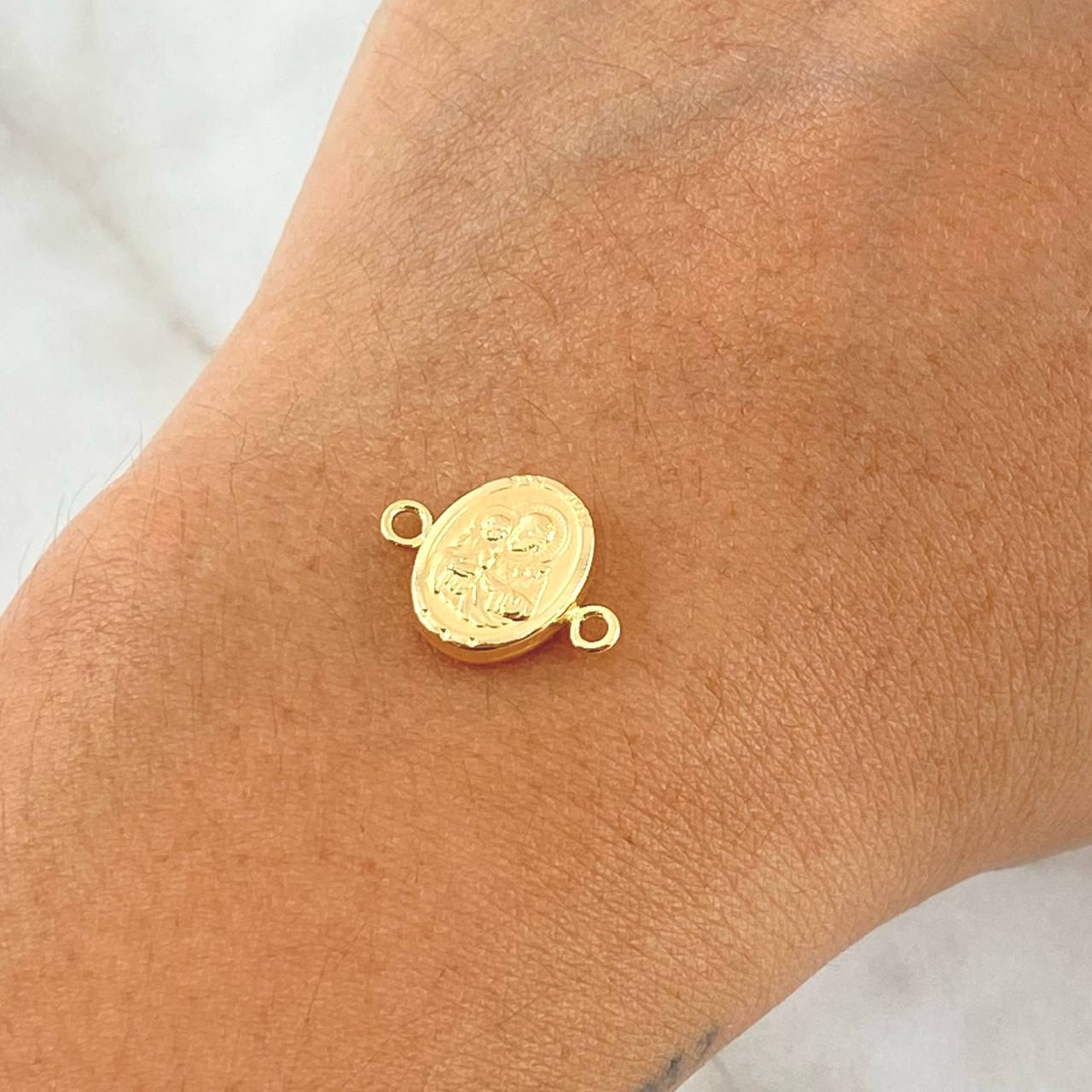 Charm San Jose 0.65gr / 0.6in / Stamped 18K Gold ©