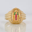 Anillo Virgen de Guadalupe 4.25g / T7 1/2 Oro Amarillo 18K