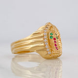 Anillo Virgen de Guadalupe 4.25g / T7 1/2 Oro Amarillo 18K