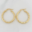 Candongas Mary 2.8g / 1 1/4 in Oro Amarillo 18K