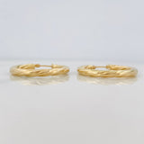 Candongas Mary 2.8g / 1 1/4 in Oro Amarillo 18K