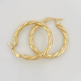 Candongas Mary 2.8g / 1 1/4 in Oro Amarillo 18K