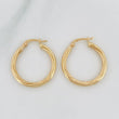 Candongas Espiral 1.75g / 1 in Oro Amarillo 18K