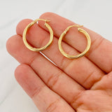 Candongas Espiral 1.75g / 1 in Oro Amarillo 18K