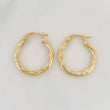 Candongas Kari 1.3g / 3/4 in Oro Amarillo 18K