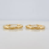 Candongas Kari 1.3g / 3/4 in Oro Amarillo 18K