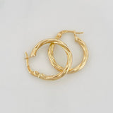 Candongas Kari 1.3g / 3/4 in Oro Amarillo 18K
