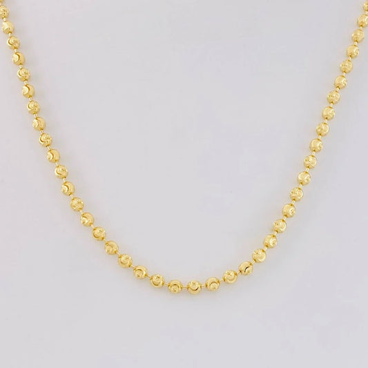 Chain Military Half Moon 10.8g / 24 in / 2.4mm Yellow Gold 18K