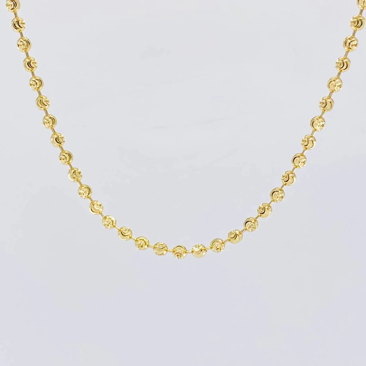 Chain Military Half Moon 10.8g / 24 in / 2.4mm Yellow Gold 18K