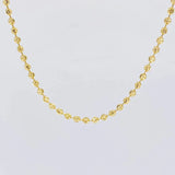 Chain Military Half Moon 10.8g / 24 in / 2.4mm Yellow Gold 18K