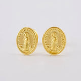 Topos Maria Auxiliadora 0.75 g / in / 9 mm Oro Amarillo 18K