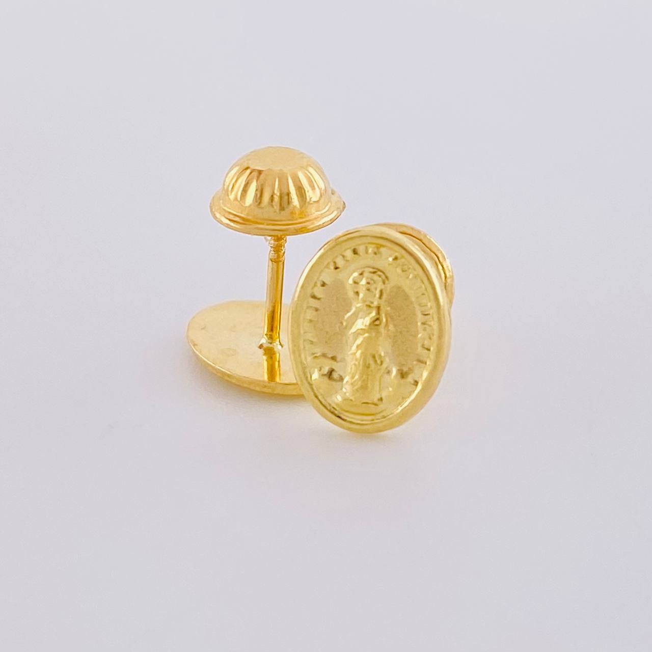 Topos Virgen Maria Auxiliadora 0.75 g / in / 7.8 mm Oro Amarillo 18K
