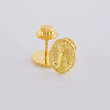Topos Maria Auxiliadora 0.7 g / in / 9 mm Oro Amarillo 18K