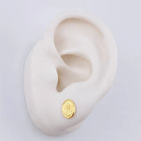 Topos Maria Auxiliadora 0.7 g / in / 9 mm Oro Amarillo 18K