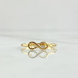 Infinity Ring 1.5gr / T6 3/4 / Smooth 18K Yellow Gold ©