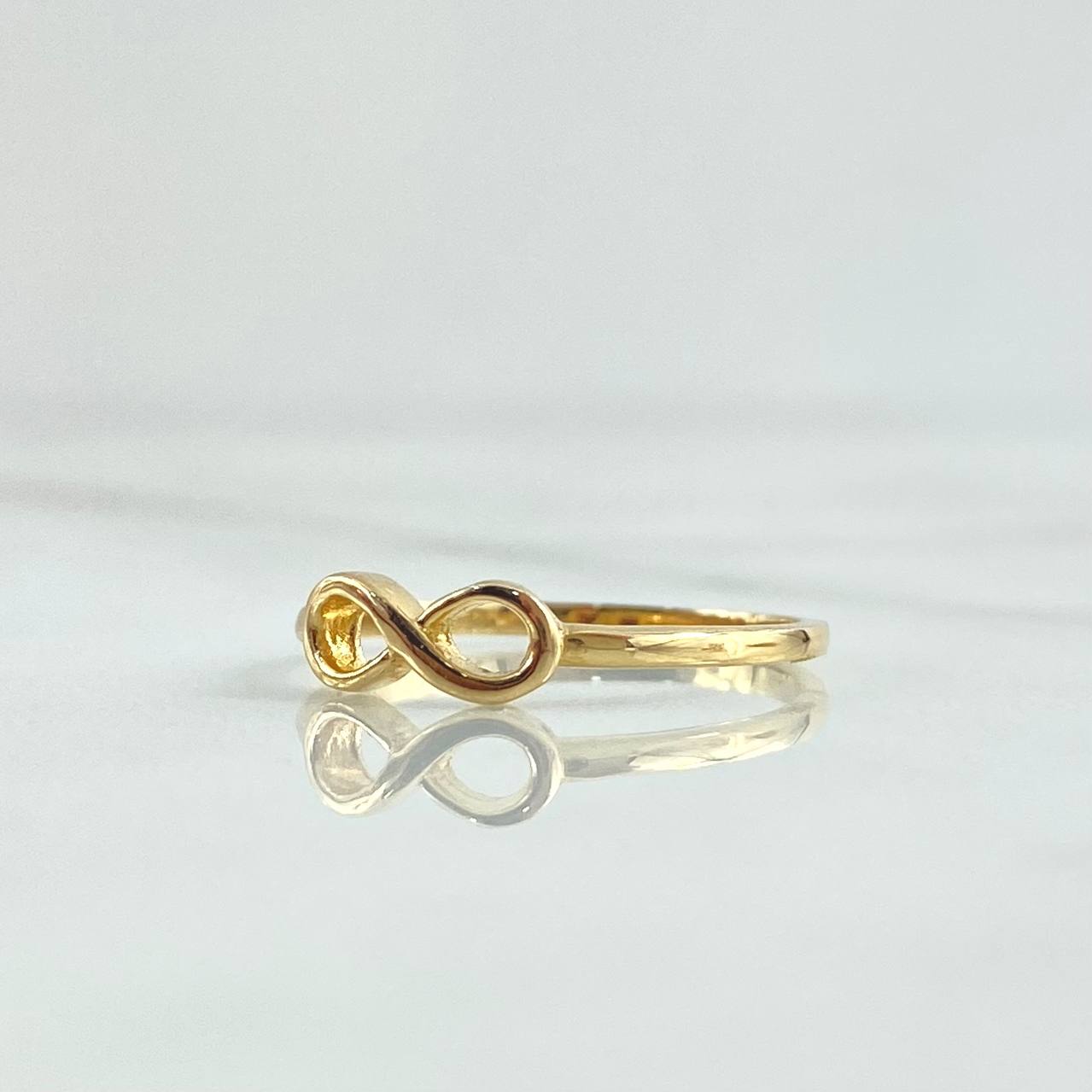 Infinity Ring 1.5gr / T6 3/4 / Smooth 18K Yellow Gold ©