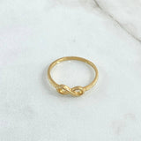 Infinity Ring 1.5gr / T6 3/4 / Smooth 18K Yellow Gold ©