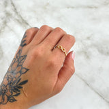 Infinity Ring 1.5gr / T6 3/4 / Smooth 18K Yellow Gold ©
