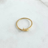 Anillo Clavo 1.05gr / T6 / Oro Amarillo 18K ©