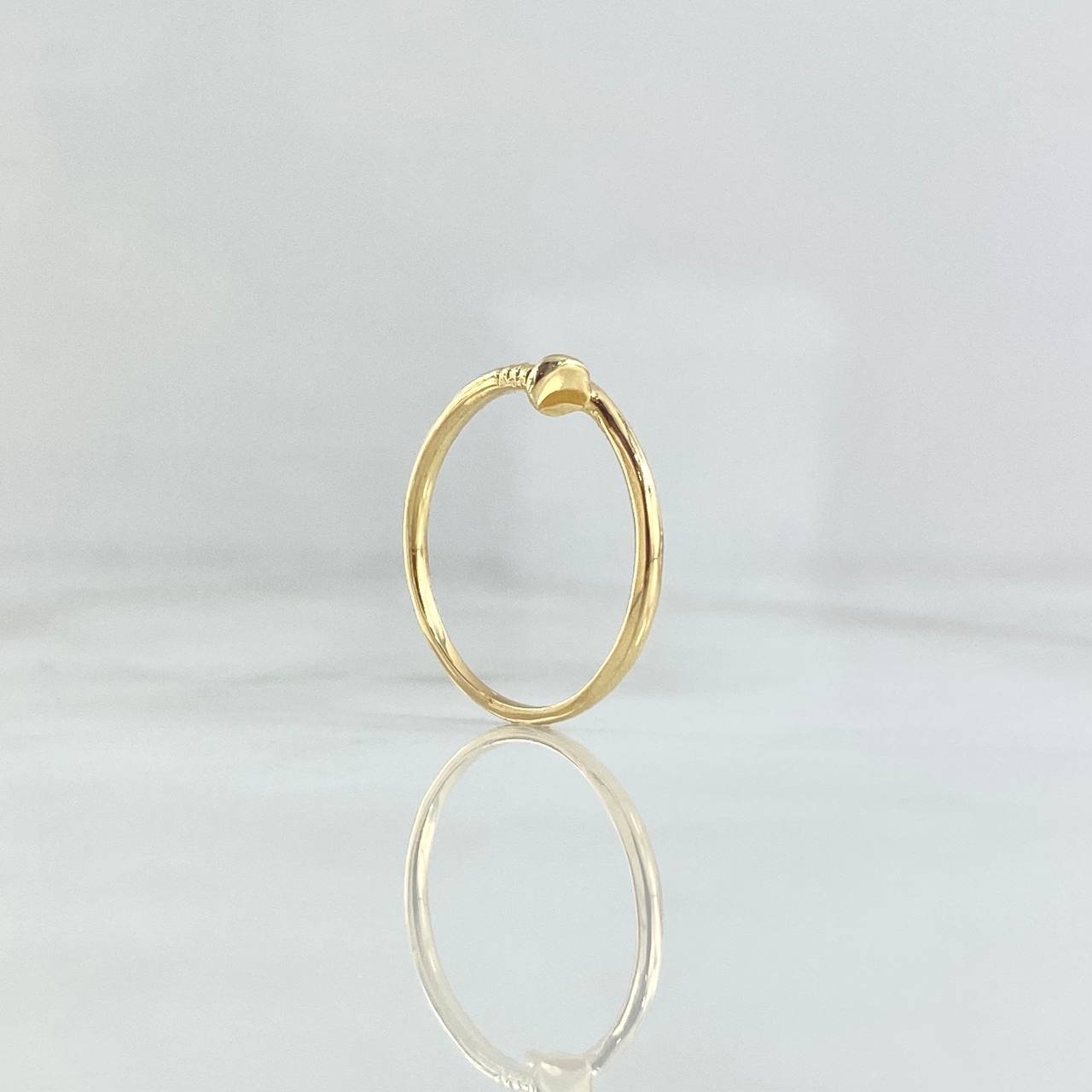 Anillo Clavo 1.05gr / T6 / Oro Amarillo 18K ©