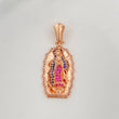 Pendant Virgin of Guadalupe 4.6 g / 1 1/2 in 18K Rose Gold