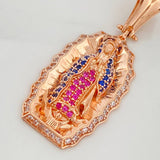 Pendant Virgin of Guadalupe 4.6 g / 1 1/2 in 18K Rose Gold