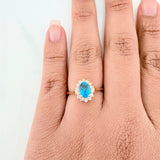 Halo Ring 3.3 g / T7 1/4 Yellow Gold 18K
