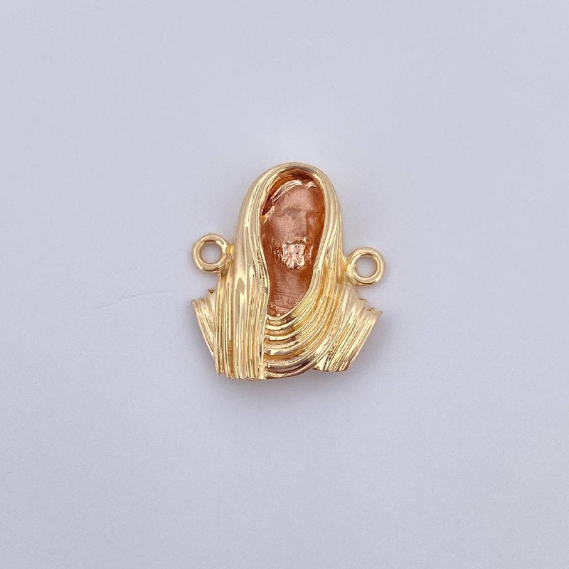 Charm Christ Face 3gr / 2.7cm / 18K Gold &