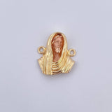 Charm Christ Face 3gr / 2.7cm / 18K Gold &