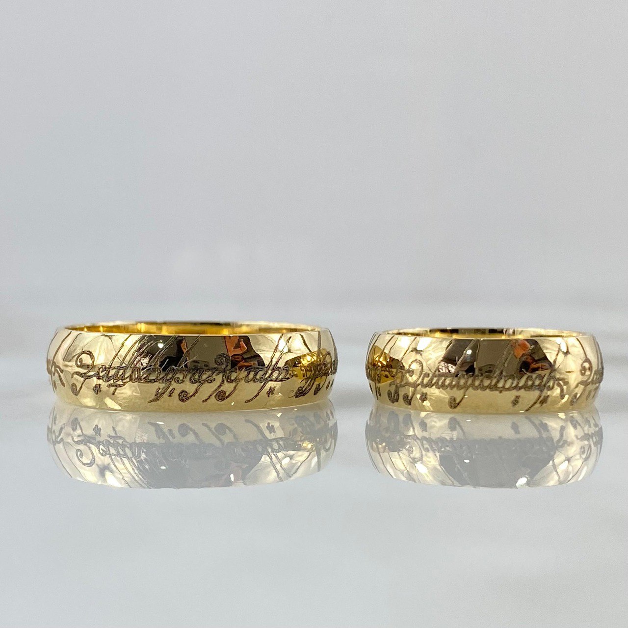 Custom Made to Order Ring Hoop Half Round Wedding 13gr / 18K Yellow Gold