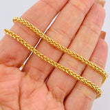 Franco Chain 8.7gr / 17.7in / 18K Gold +3 &