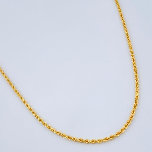 Cadena Lazo 2gr / 23 3/4 in / Oro Amarillo +3 18K &
