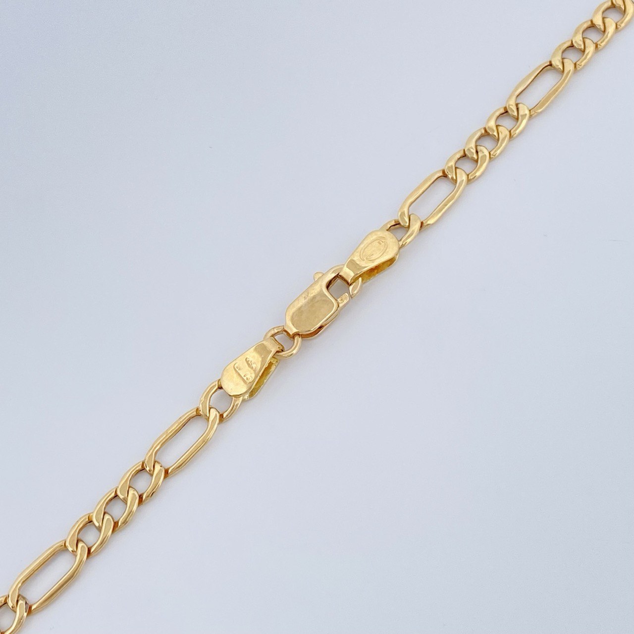 Figaro Chain 4.05gr / 18.0in / 18K Gold +1$