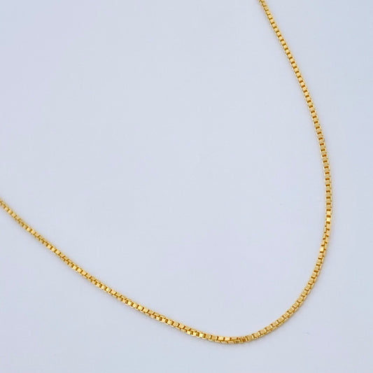 Cadena Veneciana 3.05gr / 50.5cm / Oro Amarillo +3 18K &