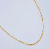 Cadena Veneciana 3.05gr / 50.5cm / Oro Amarillo +3 18K &