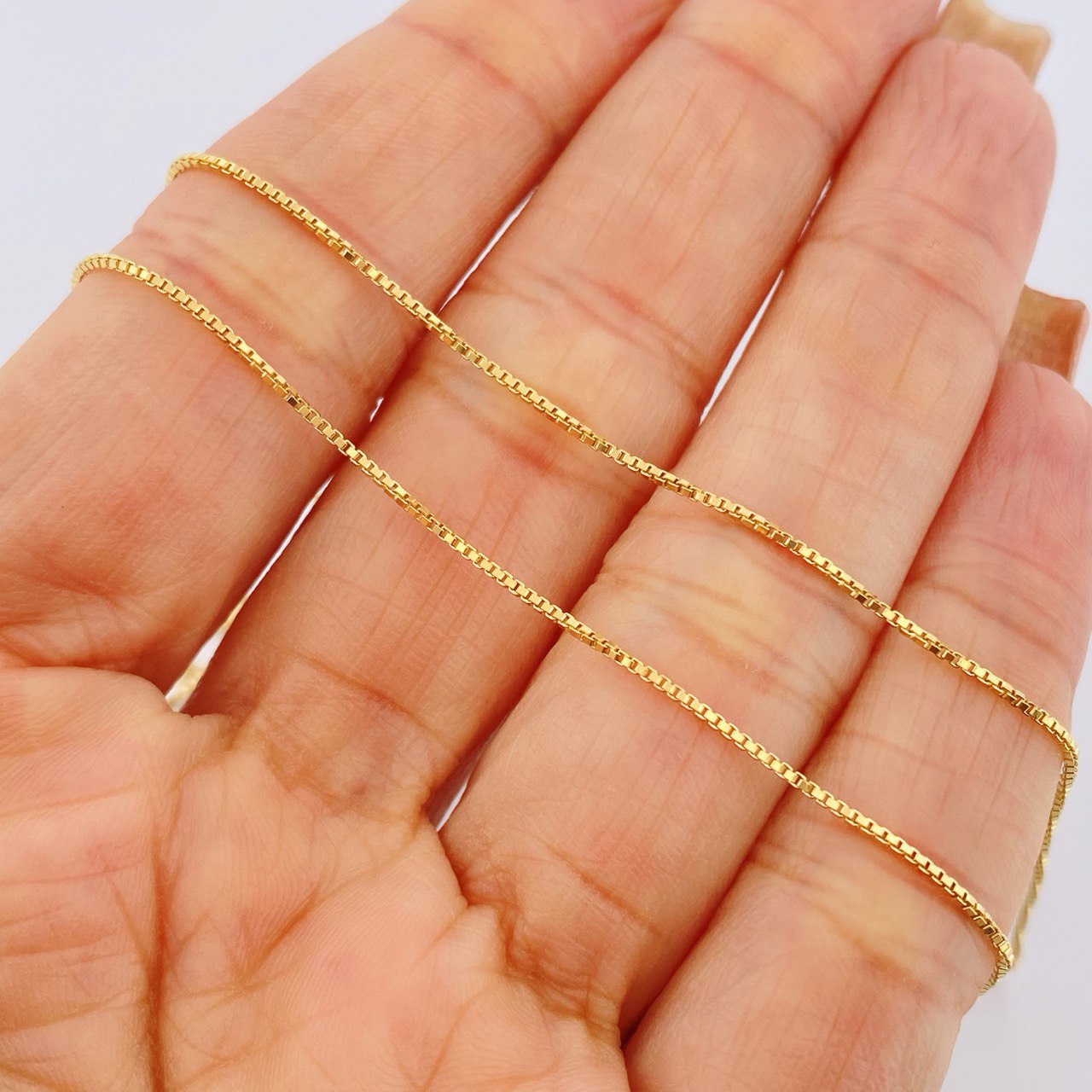 Cadena Veneciana 3.05gr / 50.5cm / Oro Amarillo +3 18K &