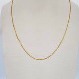 Venetian Chain 1.9gr / 19.7in / 18K Gold +3 &